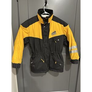 Cabela's Motorsports‎ Coat Women's Small Yellow Black Snowmobile Ski Jacket